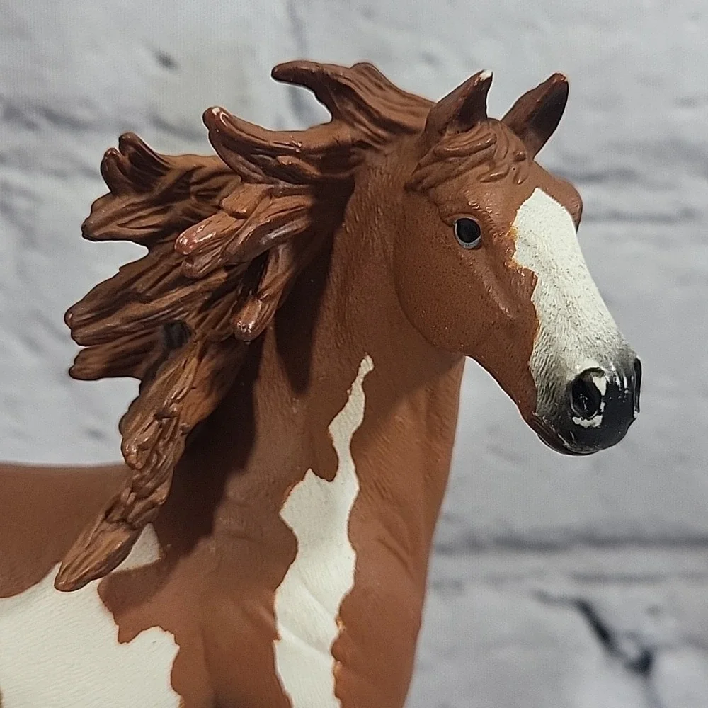 Schleich Horse Figures Lot Of 3 Pinto Stallion‎ Clydesdale Foal Riding Pony
